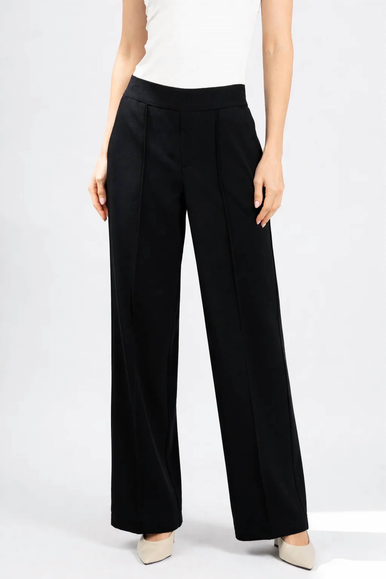 Oui - Pull-on Straight Pants