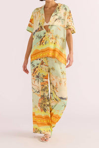 Minkpink - Vacanza High Waist Wide Leg Pant