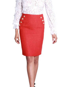 Ina Fashion - Sophia's High Waist Tweed Skirt