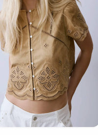 Melissa Nepton - Regina Short Sleeve Blouse