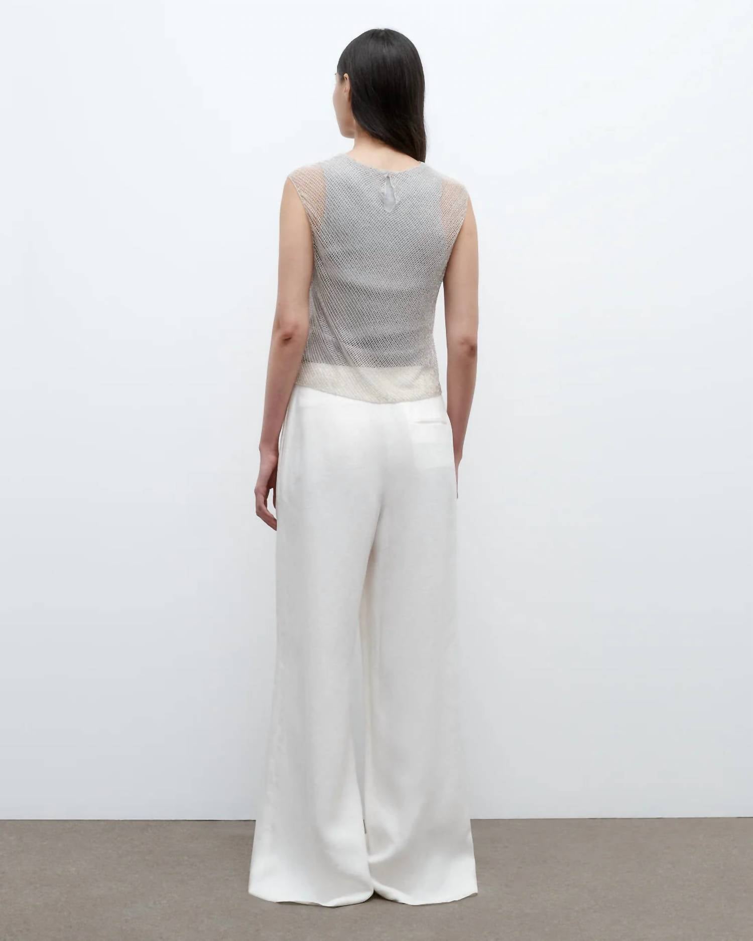 Twp - High-rise Mini Pleat Trouser Pants