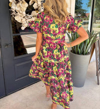 Sincerely Ours - Floral Jacquard Lena Dress