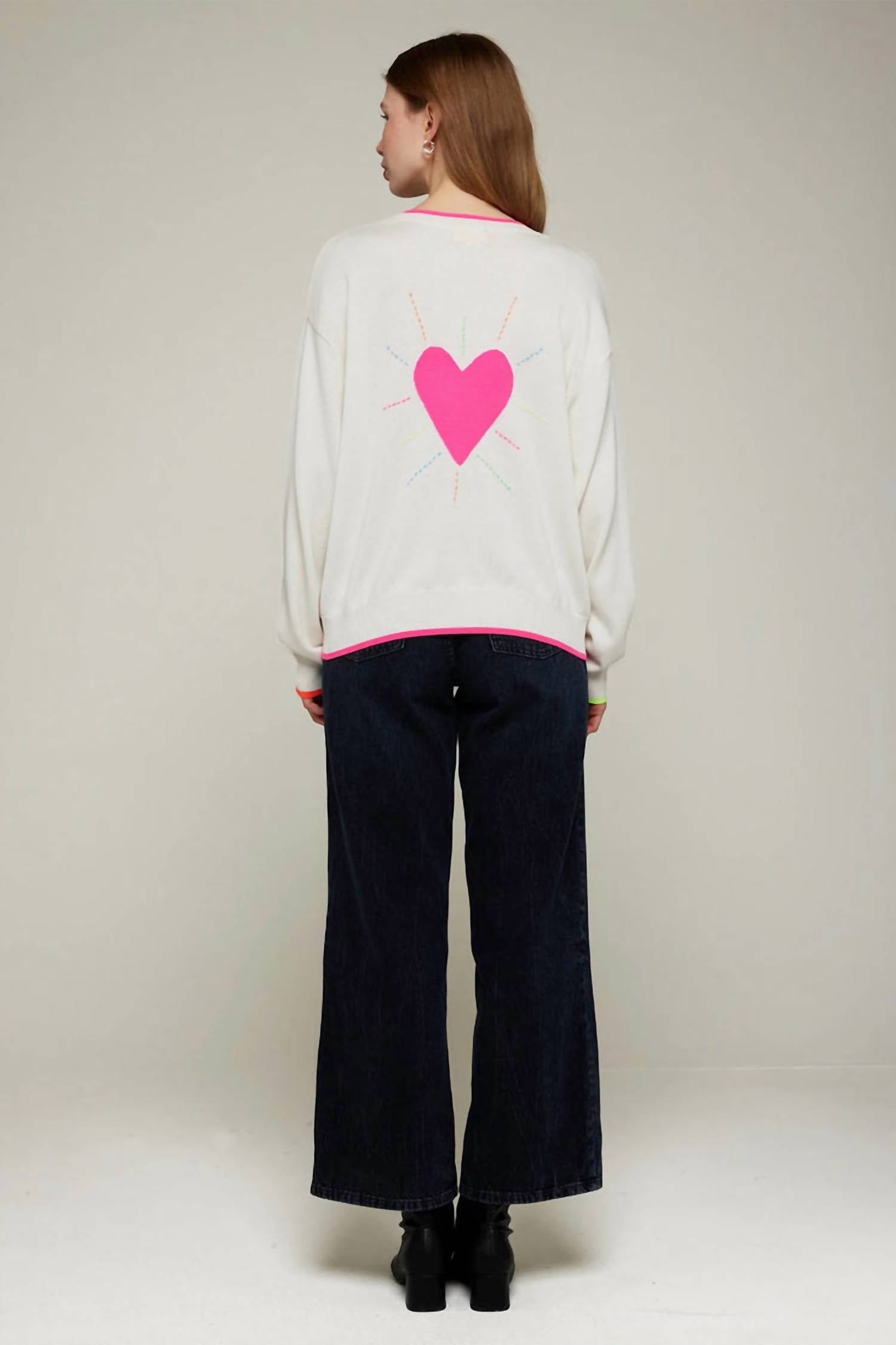 Wispr - Valentina Heart Crew Sweater