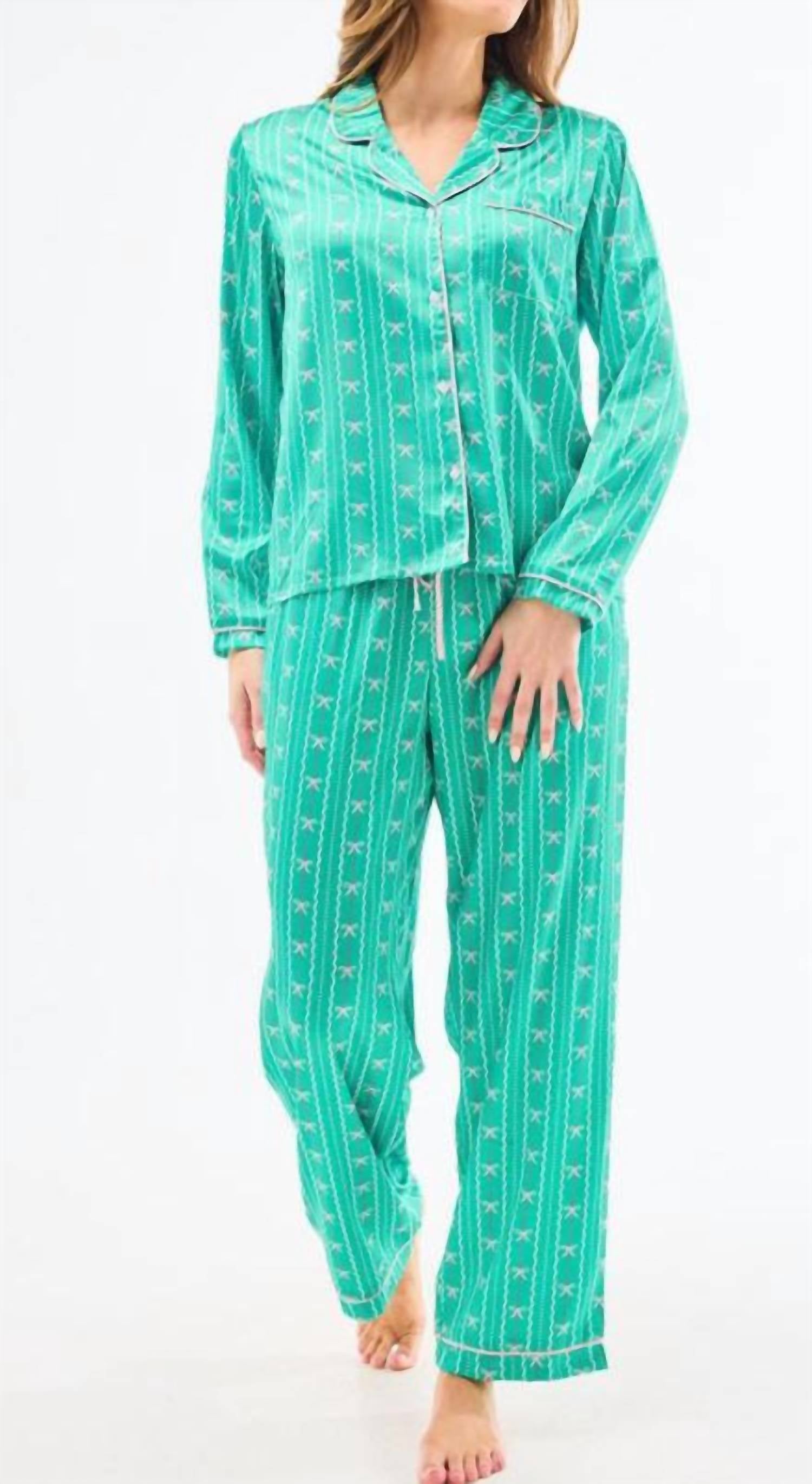 Mary Square - In A Bowcharlotte Pant Set