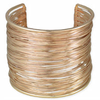 Zad - Women's Wide Wire Cuff Bracelet