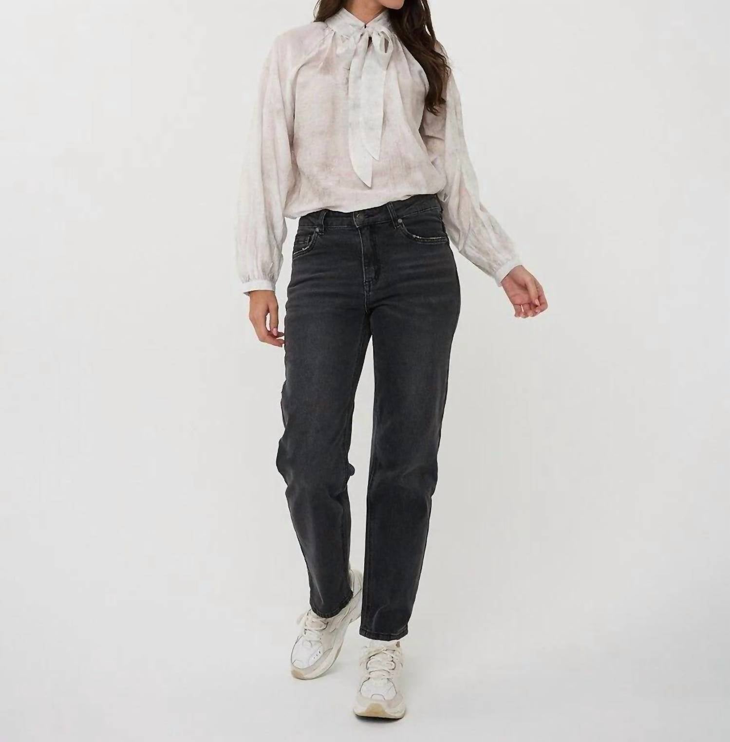 Esqualo - Billa Raglan Shawl Collar Blouse