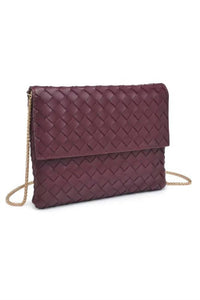 Urban Expressions Women's Ivy Woven Clutch in wine - women's bag