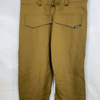 Gsou Snow Men’s Relaxed Fit Snow Bibs With Knee Reinforcements in brown - men's pants - alternate view