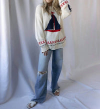 Flying Monkey - Geneva High Rise Uneven Hem Jeans