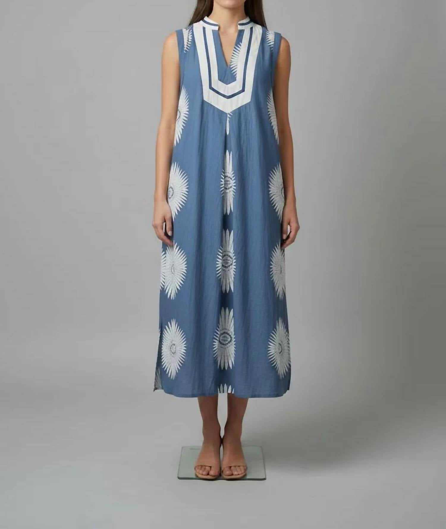 Umgee - Sleeveless Tile Dress