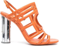 Salvatore Ferragamo - Women's Mirrored Heel Strappy Sandals