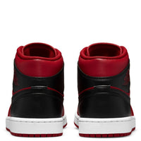 Air Jordan Men's 1 Mid Shoes in red black - men's sneaker - view 4