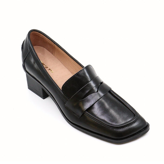 All Black - Women's Angle Princess Loafer