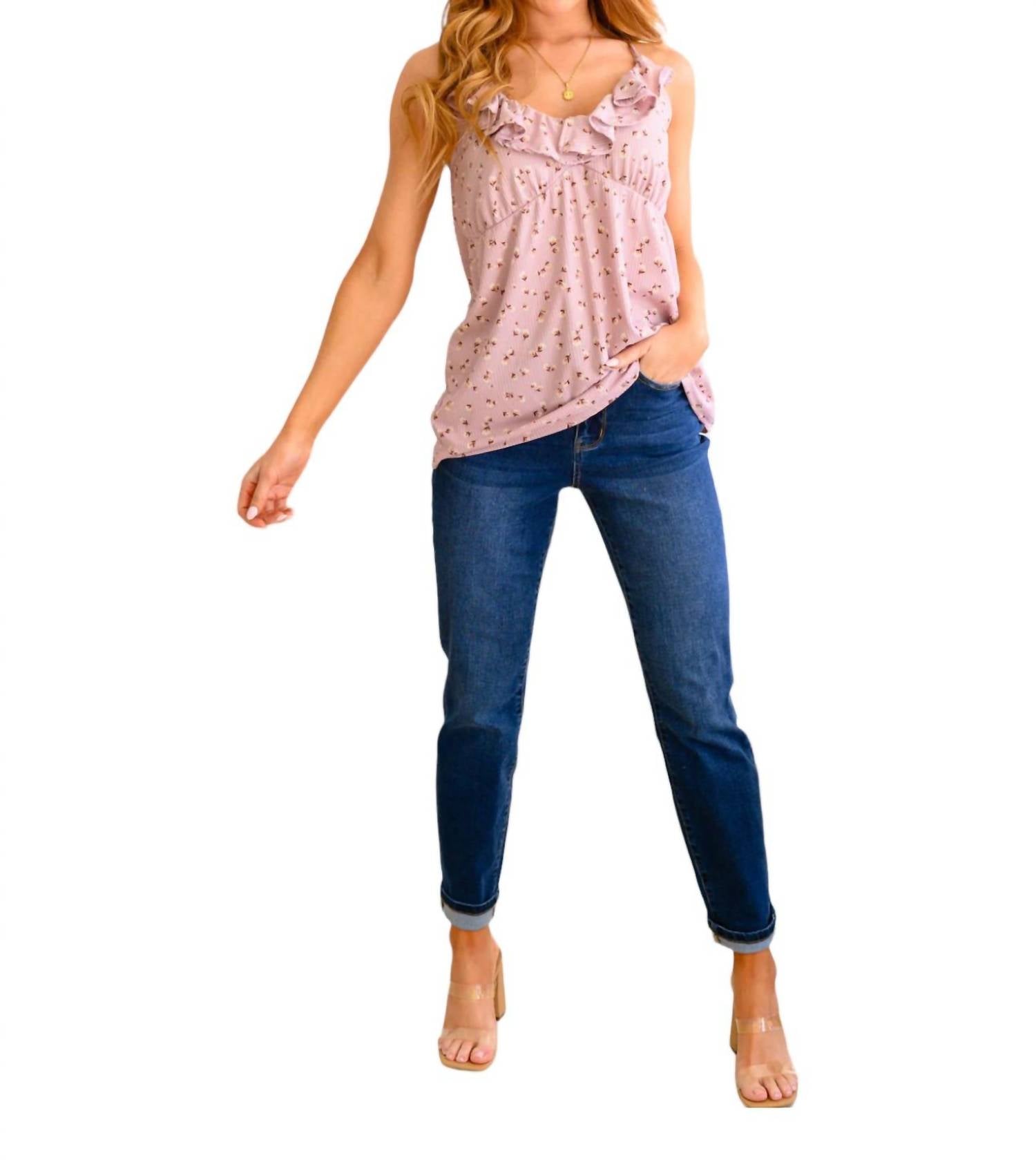 Culture Code - Always Eloquent Ruffled Camisole