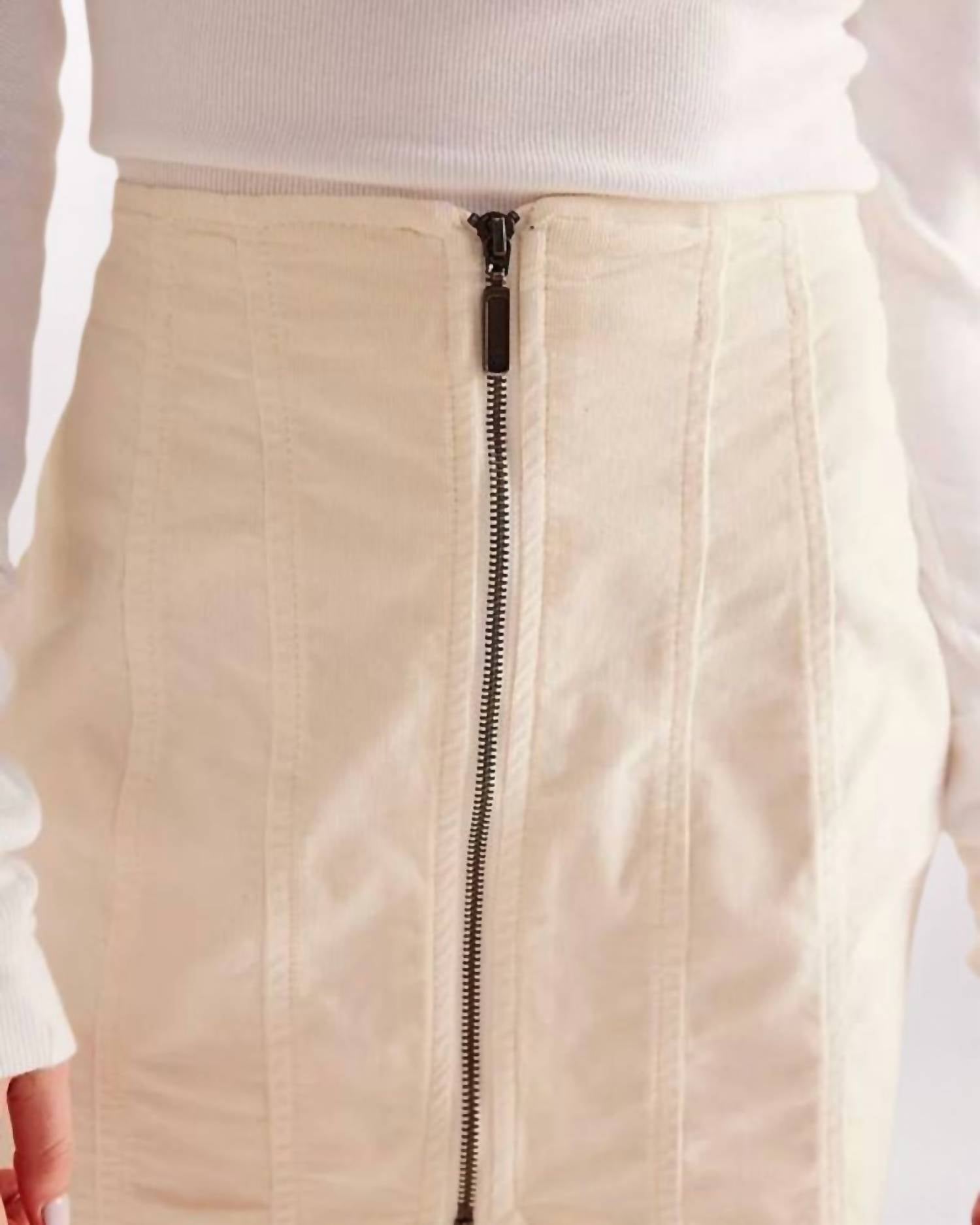 Free People - Layla Cord Mini Skirt