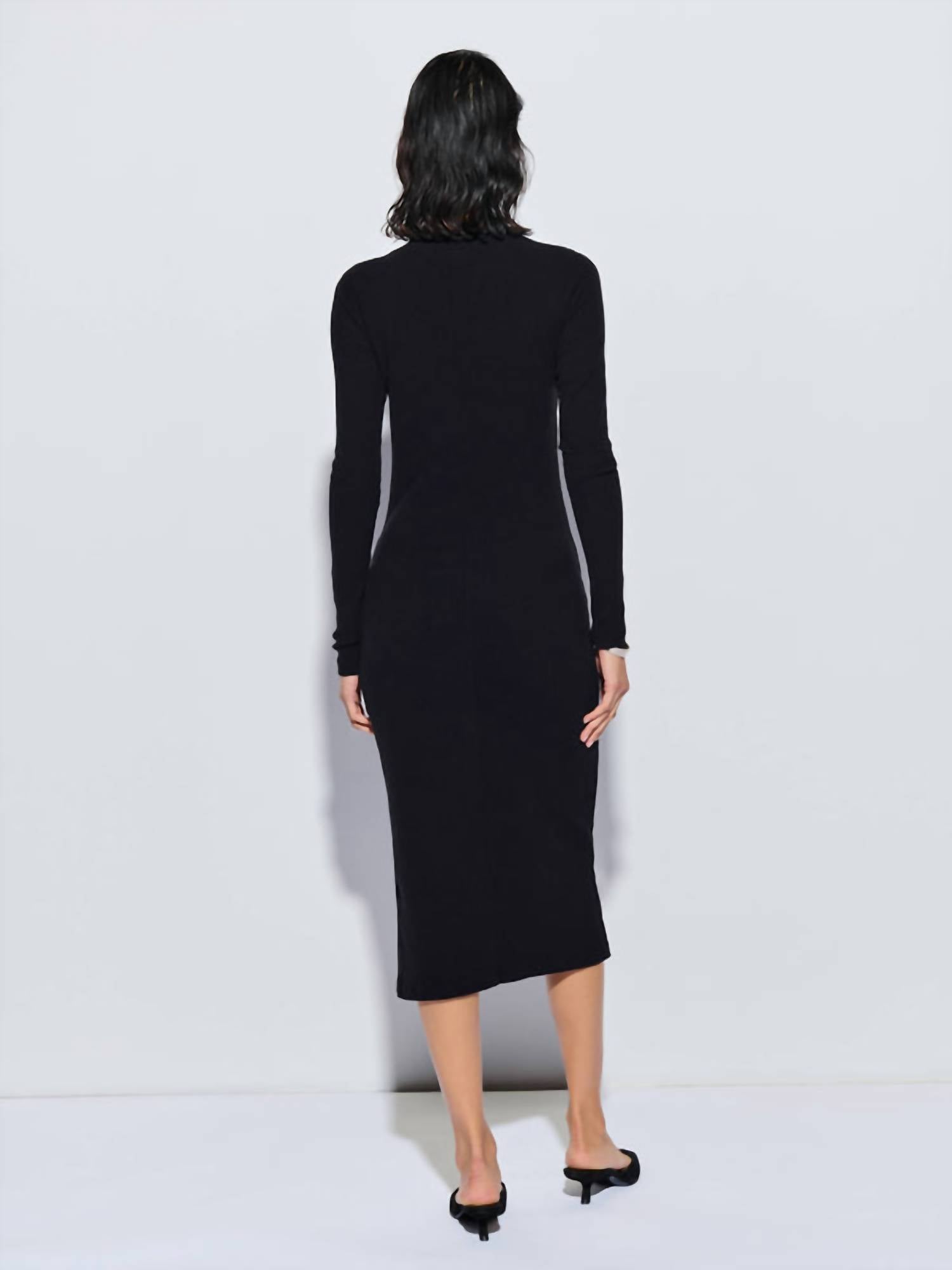 Nation Ltd - Leni Side Snap Midi Dress