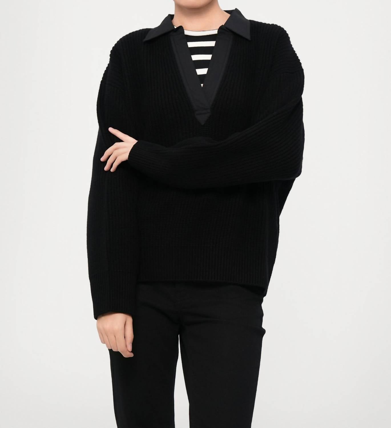 Vanessabruno - Fleuriane Low-cut V-neck Sweater