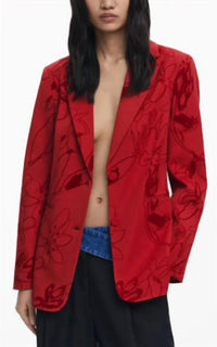 Desigual - Velvet Print Blazer