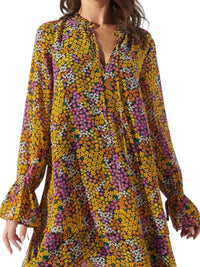 Sugarlips - Hitachi Floral Karyssa Double Layer Trapeze Dress