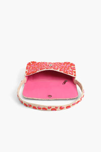 America & Beyond - Women's Leopard Shoulder Bag