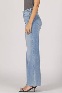 Dear John Denim - Wide Leg Gathered Back Jeans