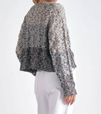Elan - Tanae Ombre Button Front Cardigan
