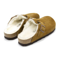 Birkenstock - Women's Boston Shearling Suede Clogs