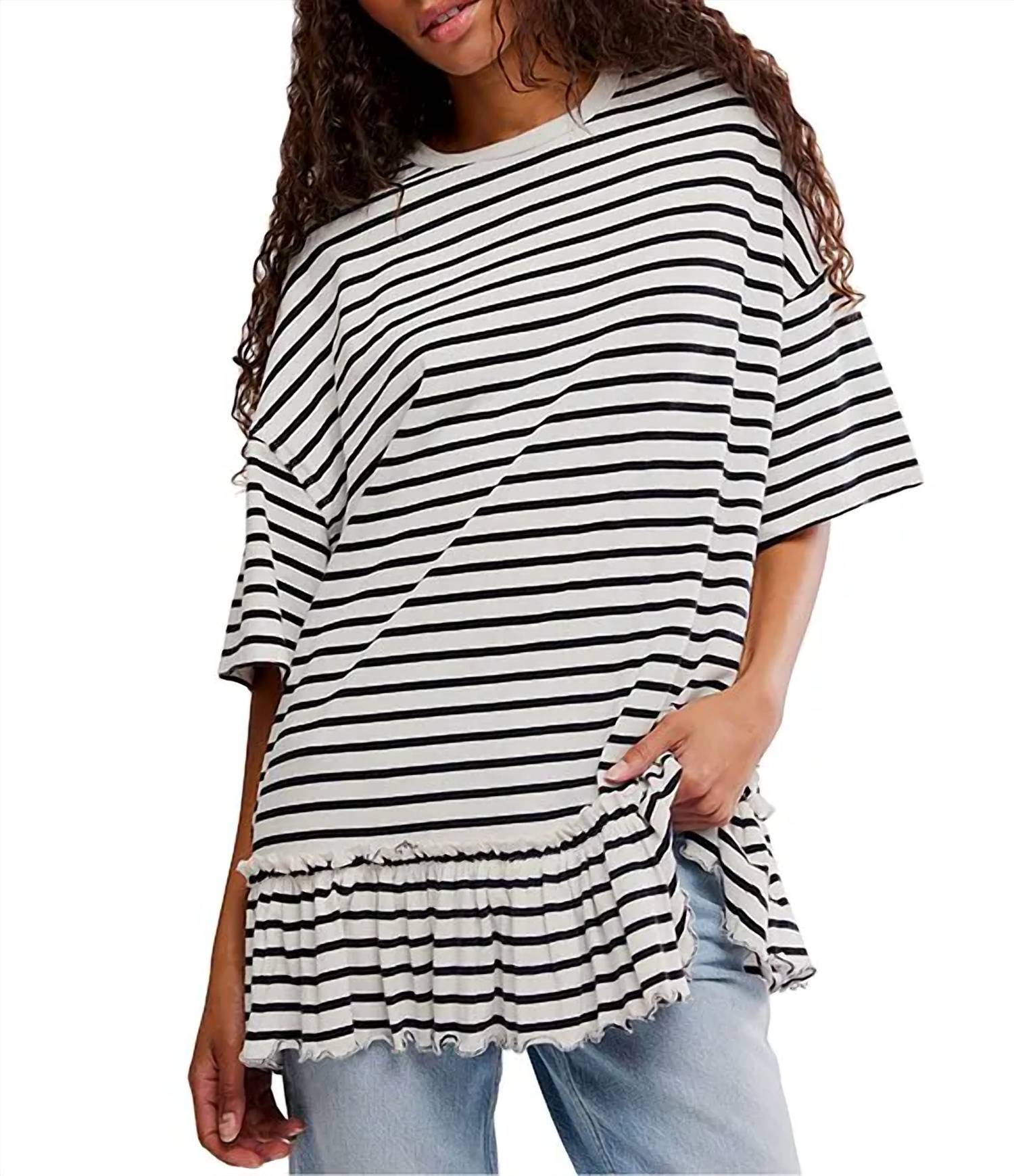 Free People - Why Yes Striped Tee