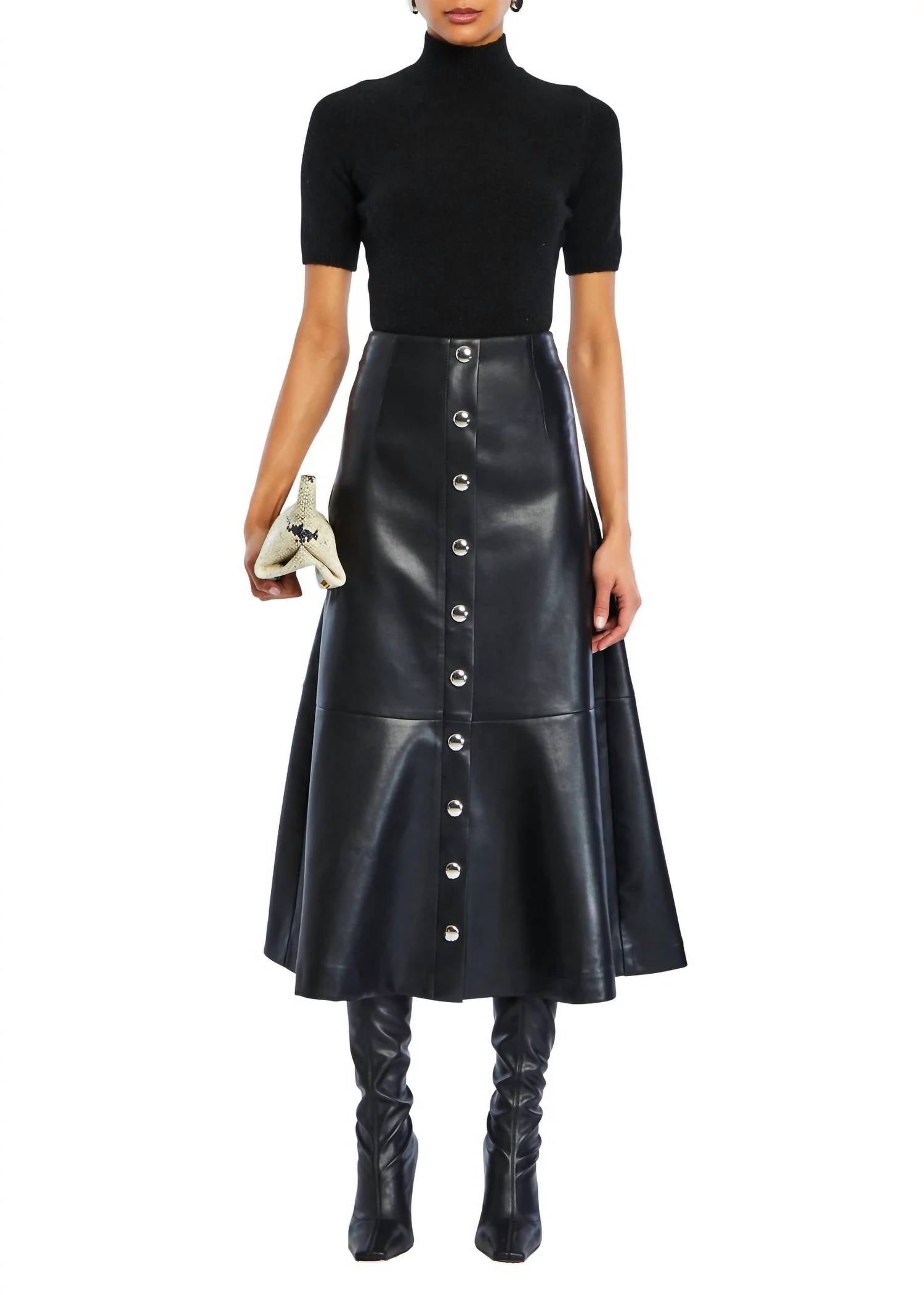 Ser.O.Ya - Elin Vegan Leather Skirt