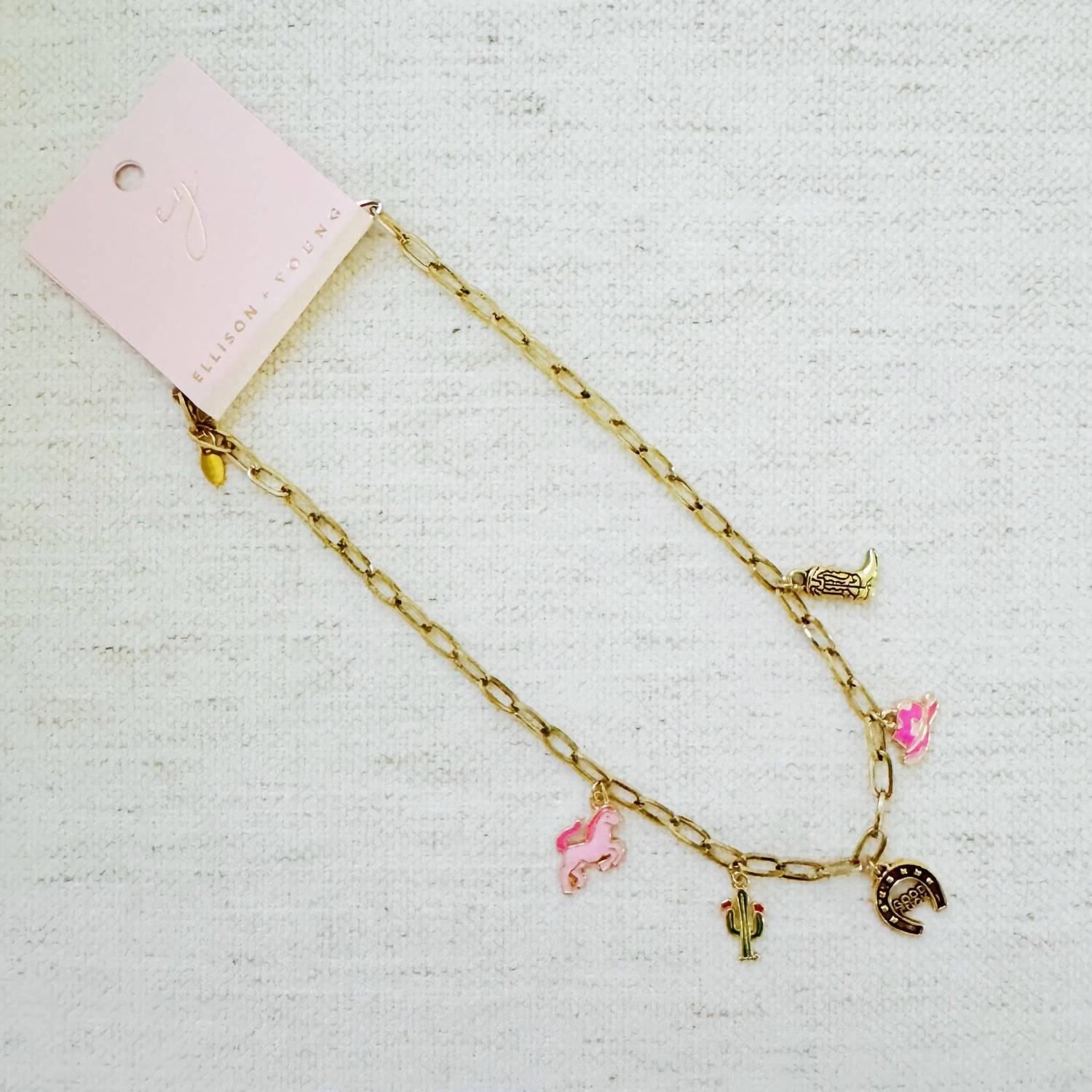 Ellison+Young - Women's Yeehaw Rodeo Charm Necklace