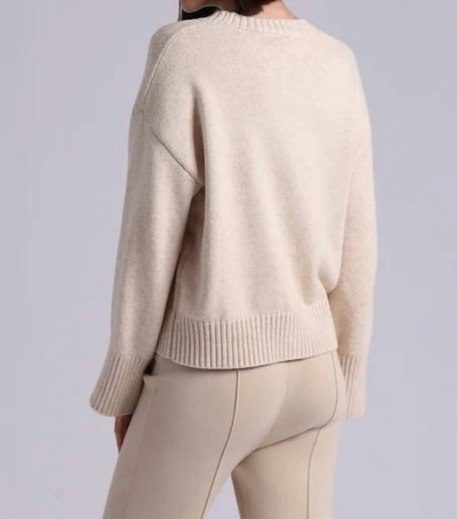 Minnie Rose - Luxe Cotton Blend V Neck Cardigan