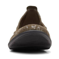 Clarks Women's Jenette Ease Ballet Flat in olive interest - women's flats - view 4