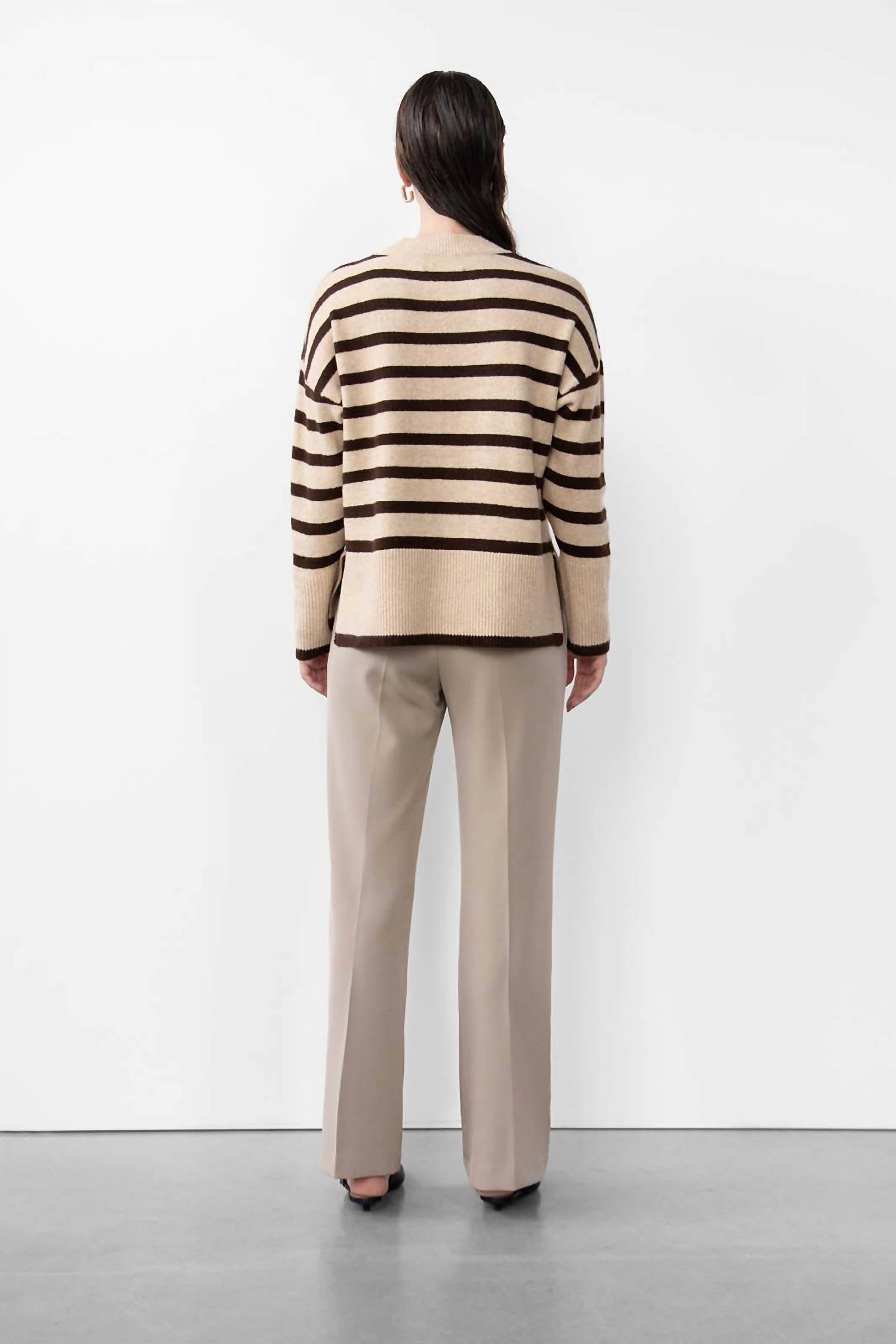 Withblack - Melina Knitted Striped Pullover