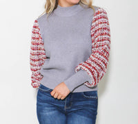 Thml - Mixed Media Knit Sweater