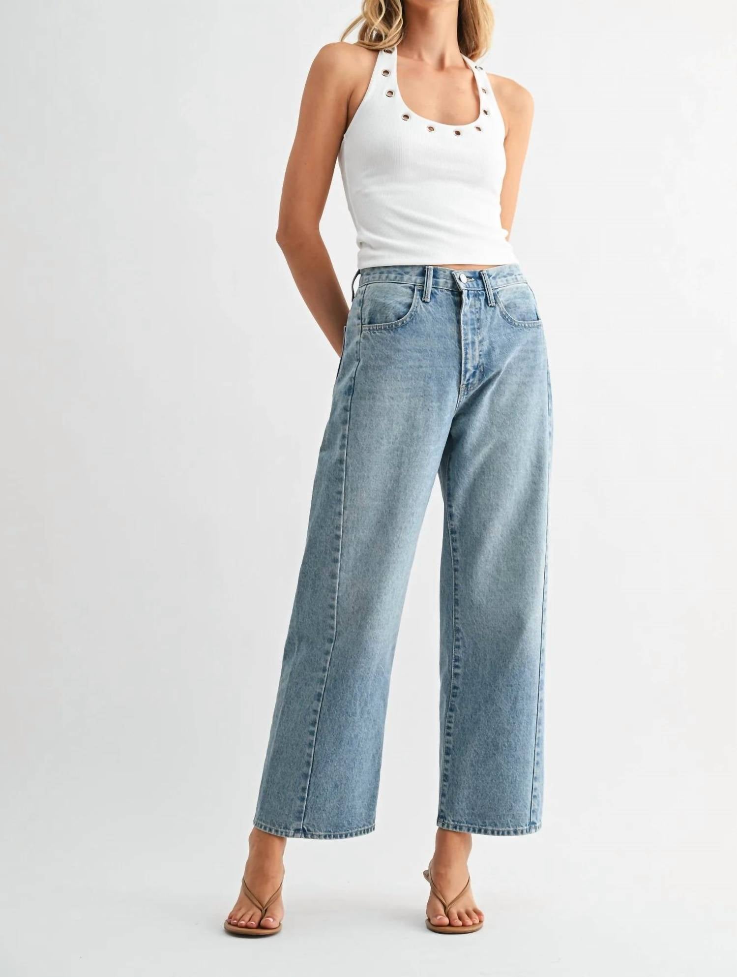 Just Black Denim - Denim Barrel Twist Jean