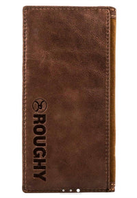 HOOEY Roughy Leather Rodeo Wallet in tan brown - men's bag - alternate view