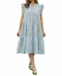 Les Amis - Check Ruffle Tiered Dress