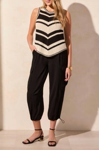 Tribal - Crew Neck Racer Back Sweater