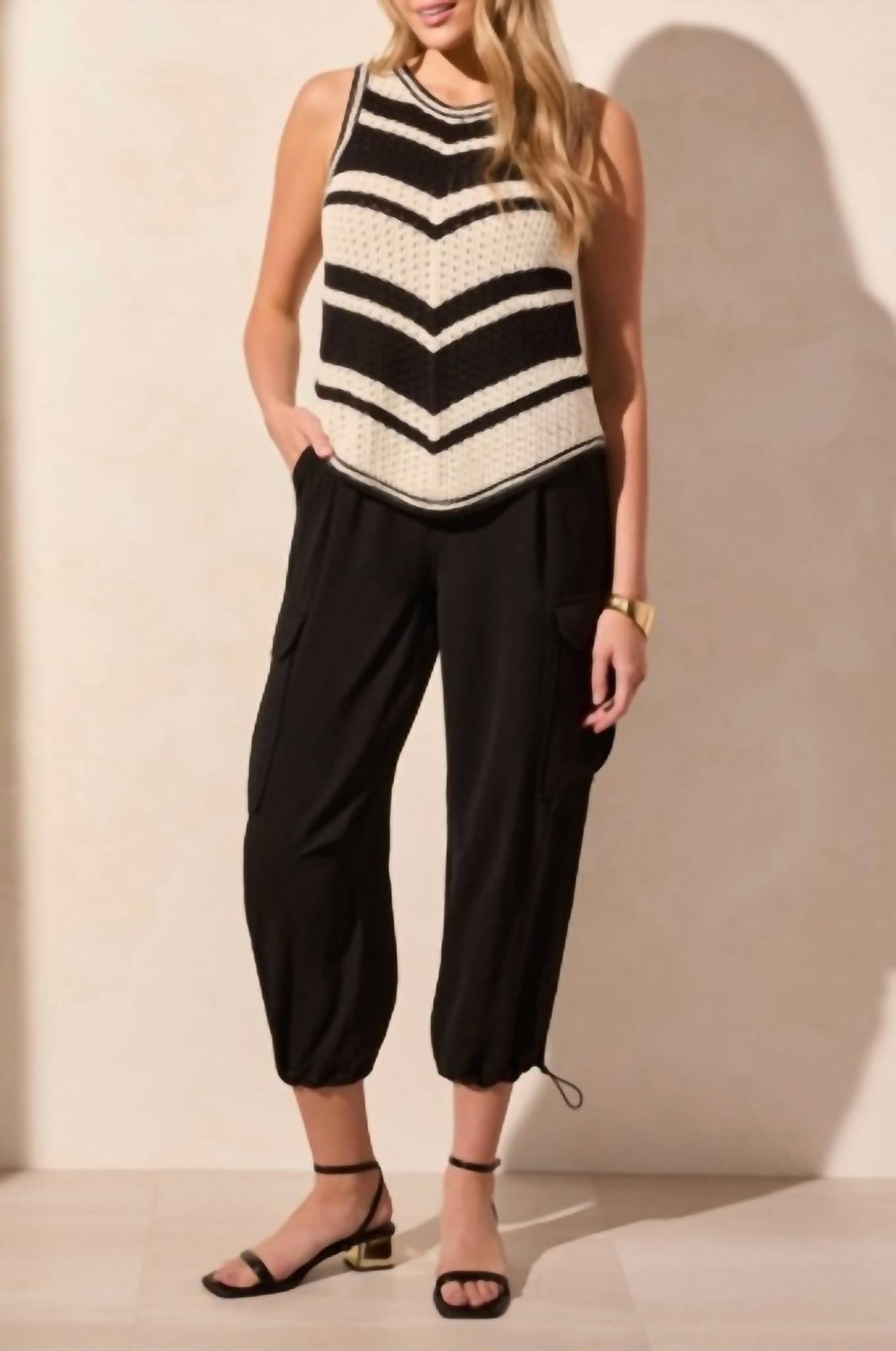 Tribal - Crew Neck Racer Back Sweater