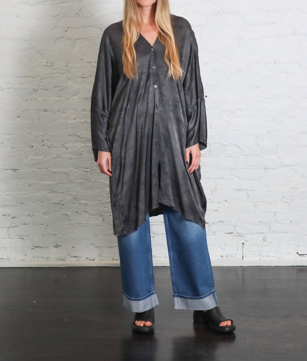Sanctamuerte - Cardigan Tunic Top
