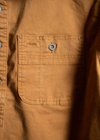 Iron & Resin Men's Popover Shirt in tan - women's long sleeve top - view 4