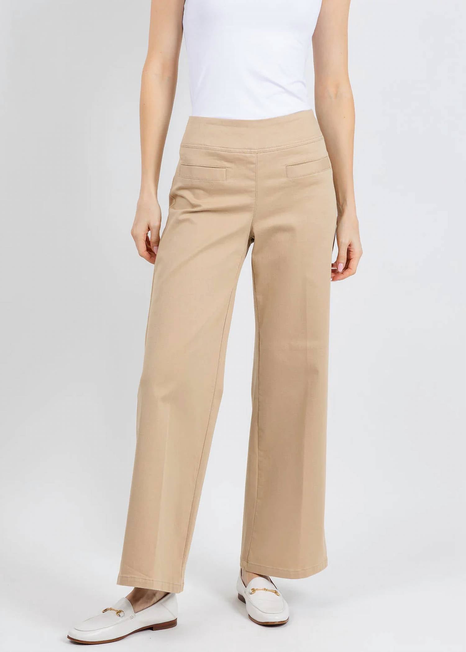 Elliott Lauren - Modern Twill Wide Leg Pants - 29"