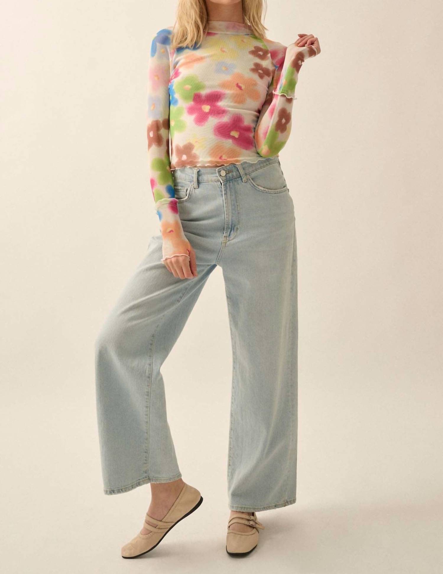 Promesa - Flower Fest Mesh Top