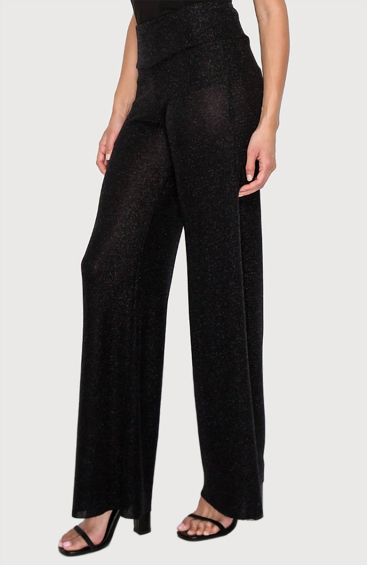 Last Tango - Shimmer Wide Leg Pant
