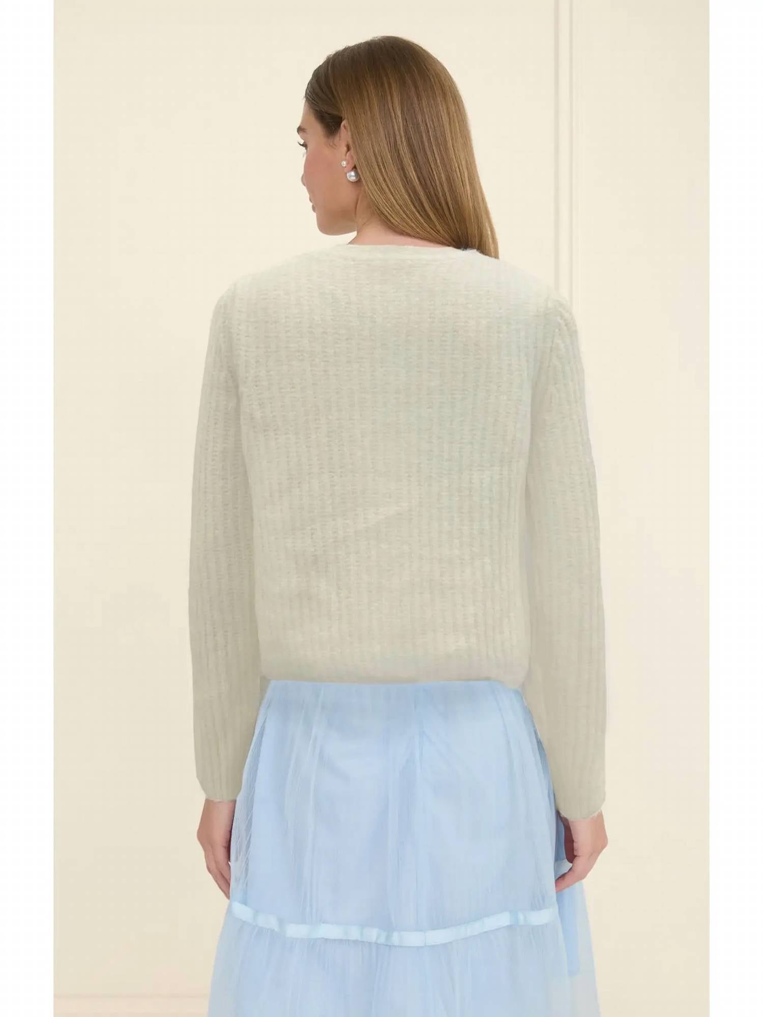 Moon River - Crystal Knit Cardigan