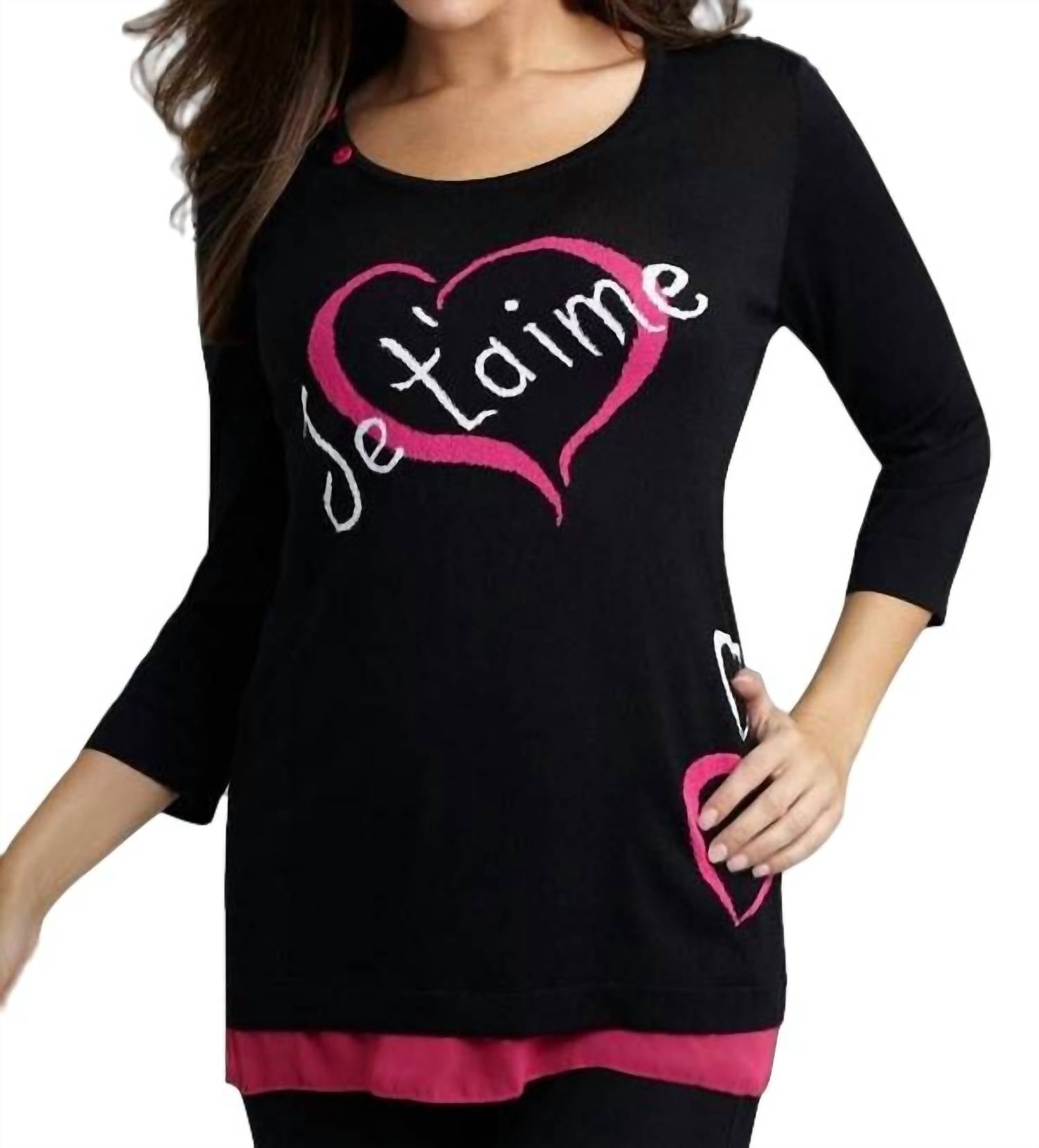 Je'Taime Sweater