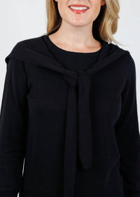 Hinson Wu - Sloane 3/4 Sleeve Tie Shoulder Sweater