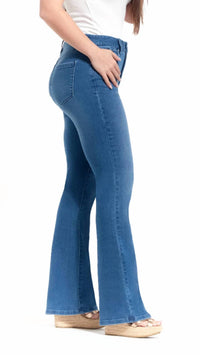 1822 Denim - Mid Rise Better Butter Full Length Slim Bootcut Jeans