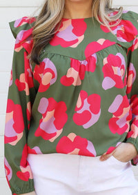 Michelle Mcdowell - Spot On Long Sleeves Top
