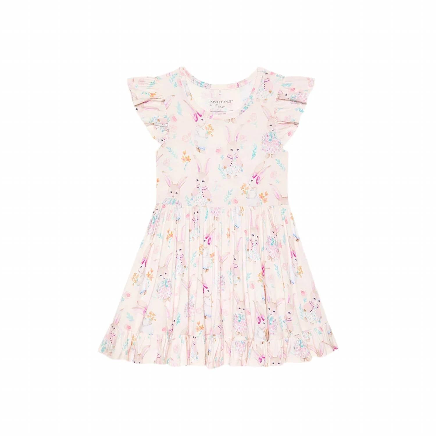 Posh Peanut - Girls Ruffled Twirl Dress